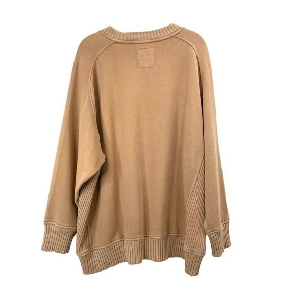 Aerie boxy oversized sweatshirt top Size M caramel camel brown - Picture 5 of 7